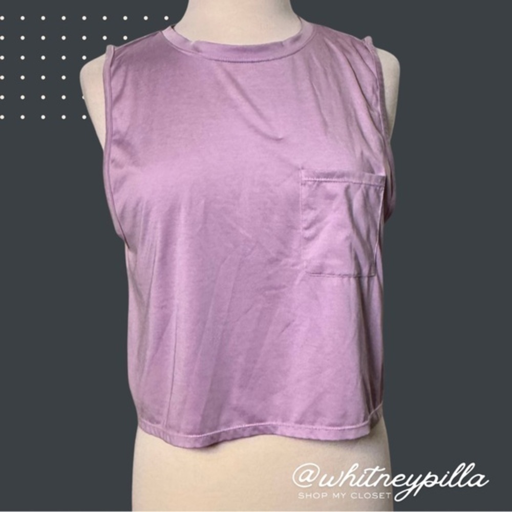 3/$20 Threads 4 Thought Purple light pink Women's Crop Tank Top women’s M